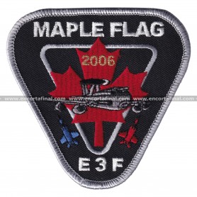 Parche French Air Force - Maple Flag - 2006 -  E3F Squadron - Boeing E-3 Sentry AWACS