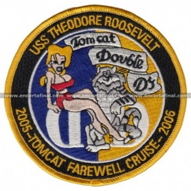 Parche Tomcat Uss Theodore Roosevelt 2005-2006 Tomcat Farewell Cruise