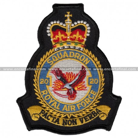 Parche British Armed Forces 20 20 Squadron Facta Non Verba