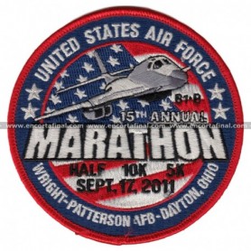 Parche United States Air Force 15Th Annual Marathon Wright-Patterson Afb Dayton Ohio