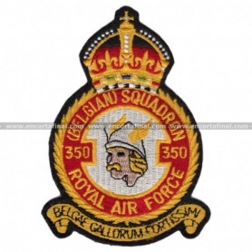 Parche Belgian Squadron 350 Royal Air Force