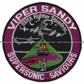 Parche 510Th Fighter Squadron Viper Sandy Supersonic Saviours