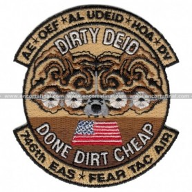 Parche 746Th Eas Fear Tac Air Dirty Deid Done Dirt Cheap