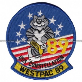 Parche Tomcat Uss Constellation Westpac 89