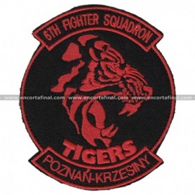 Parche 6Th Fighter Squadron Tigers Poznan-Krzesiny