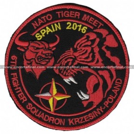 Parche 6Th Fighter Squadron Tigers Krzesiny-Poland Nato Tiger Meet Ntm 2016