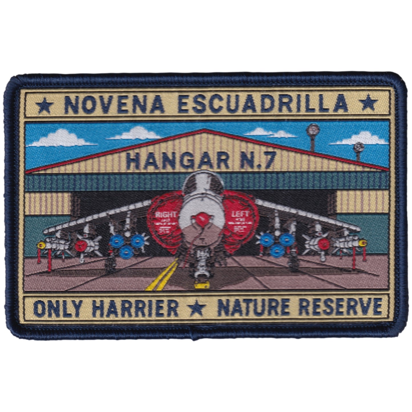 Parche Novena Escuadrilla - Hangar N.7 - McDonnell Douglas AV-8B Harrier II