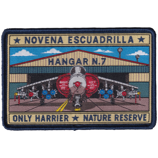 Parche Novena Escuadrilla - Hangar N.7 - McDonnell Douglas AV-8B Harrier II
