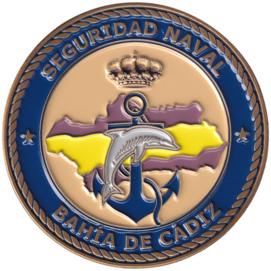 Moneda Armada - Seguridad Naval - Bahia de Cadiz