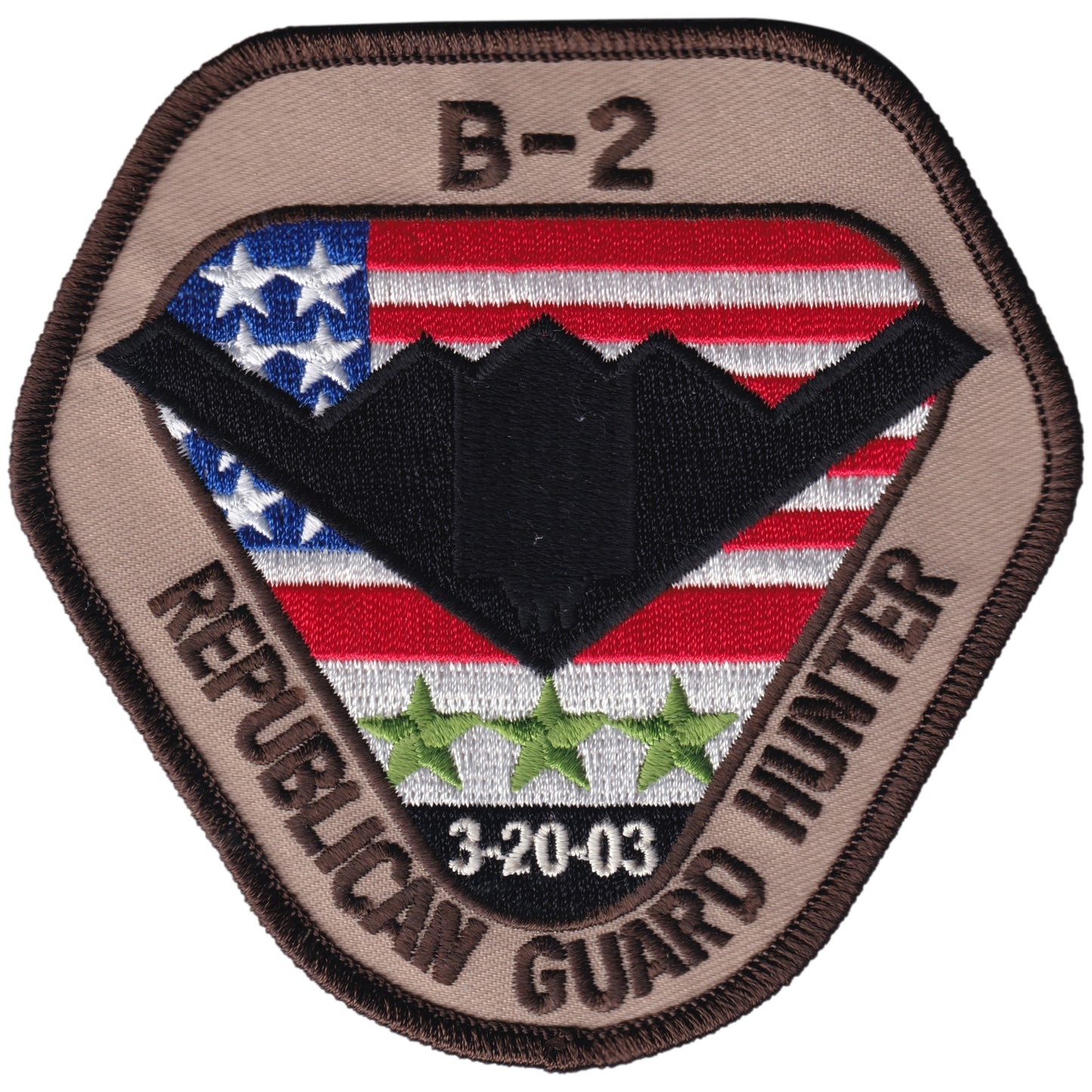 Parche United States Air Force - B-2 Republican Guard Hunter - Northrop Grumman B-2 Spirit