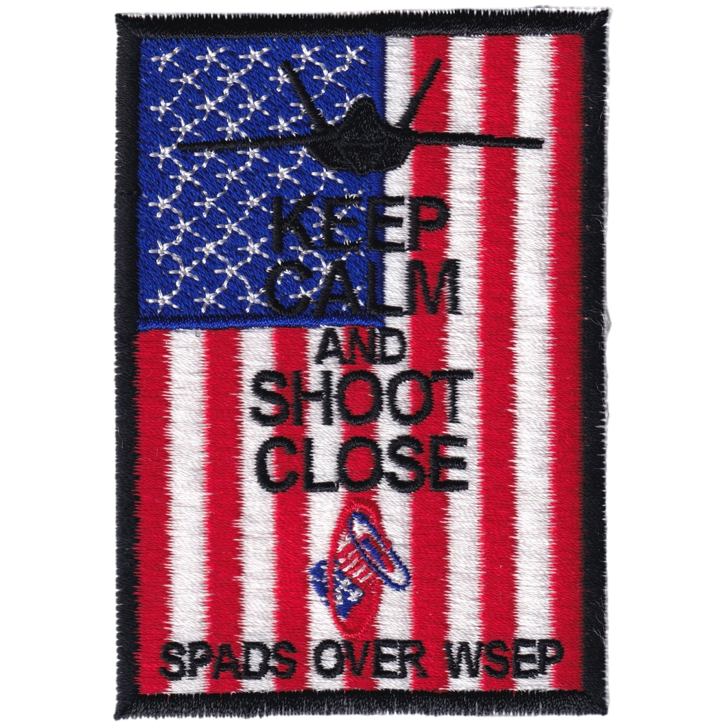 Parche United States Air Force - Keep Calm and Shoot Close - Lockheed Martin F-35 Lightning II