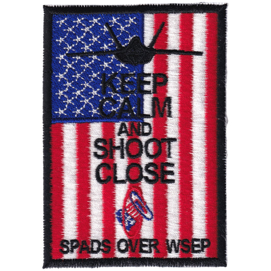 Parche United States Air Force - Keep Calm and Shoot Close - Lockheed Martin F-35 Lightning II