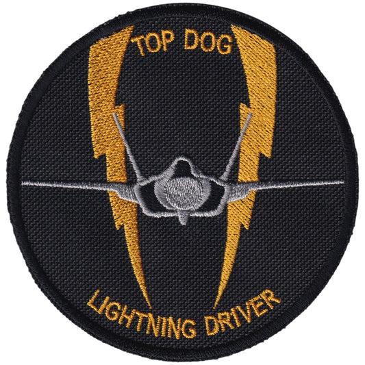 Parche United States Air Force - Top Dog Lightning Driver - Lockheed Martin F-35 Lightning II