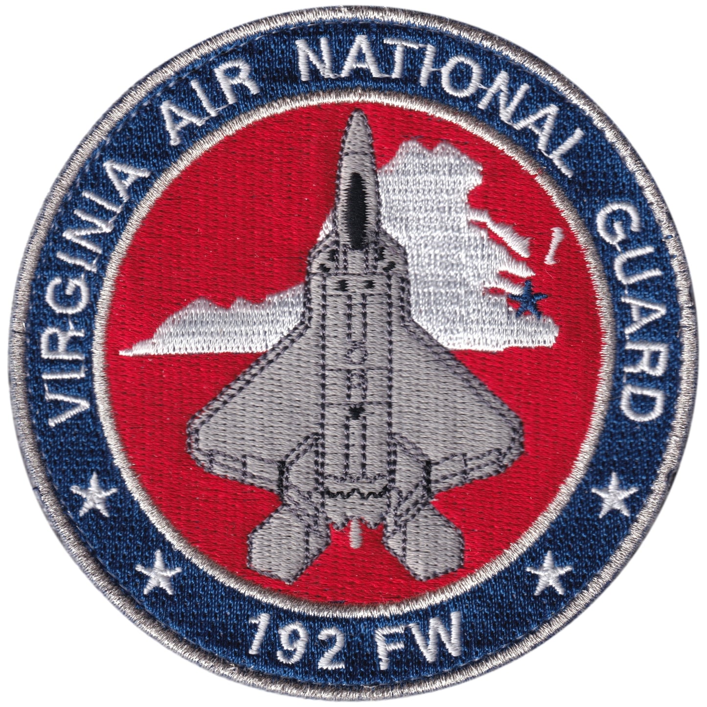 Parche United States Air Force - Virginia Air National Guard - Lockheed Martin F-22 Raptor