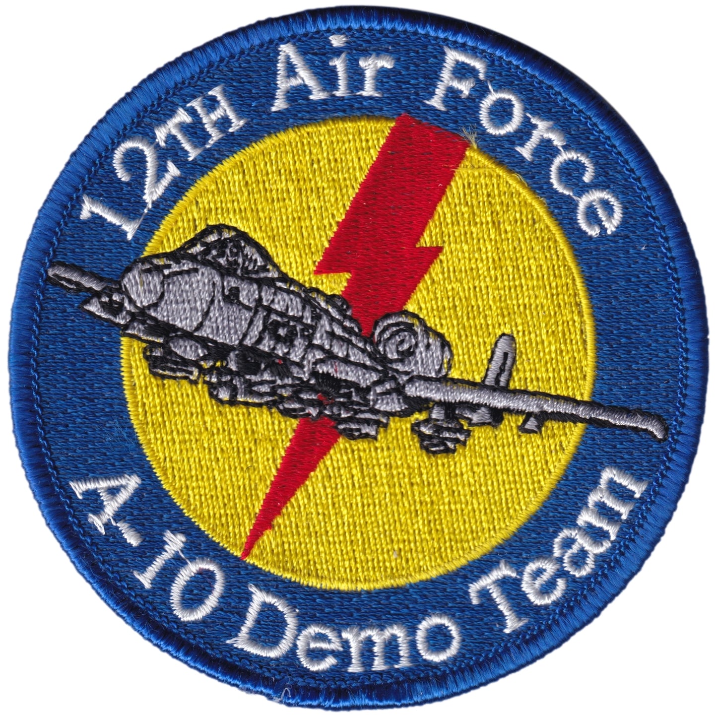 Parche United States Air Force - 12th Air Force - Fairchild-Republic A-10 Thunderbolt II Demo Team