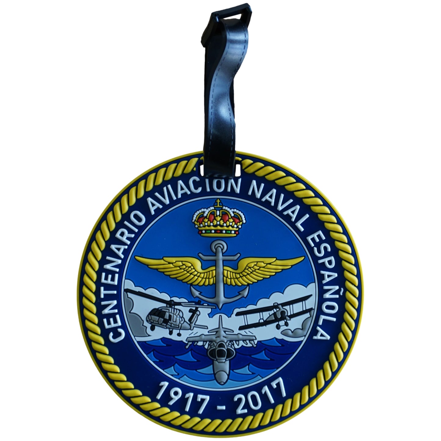 Etiqueta de Equipaje Centenario Aviación Naval Española - 1917-2017 + Iman de regalo