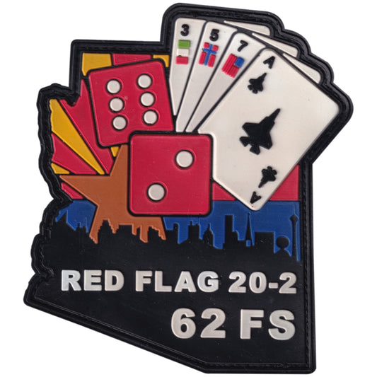 Parche United States Air Force - Red Flag 20-2 62 FS - Lockheed Martin F-35 Lightning II