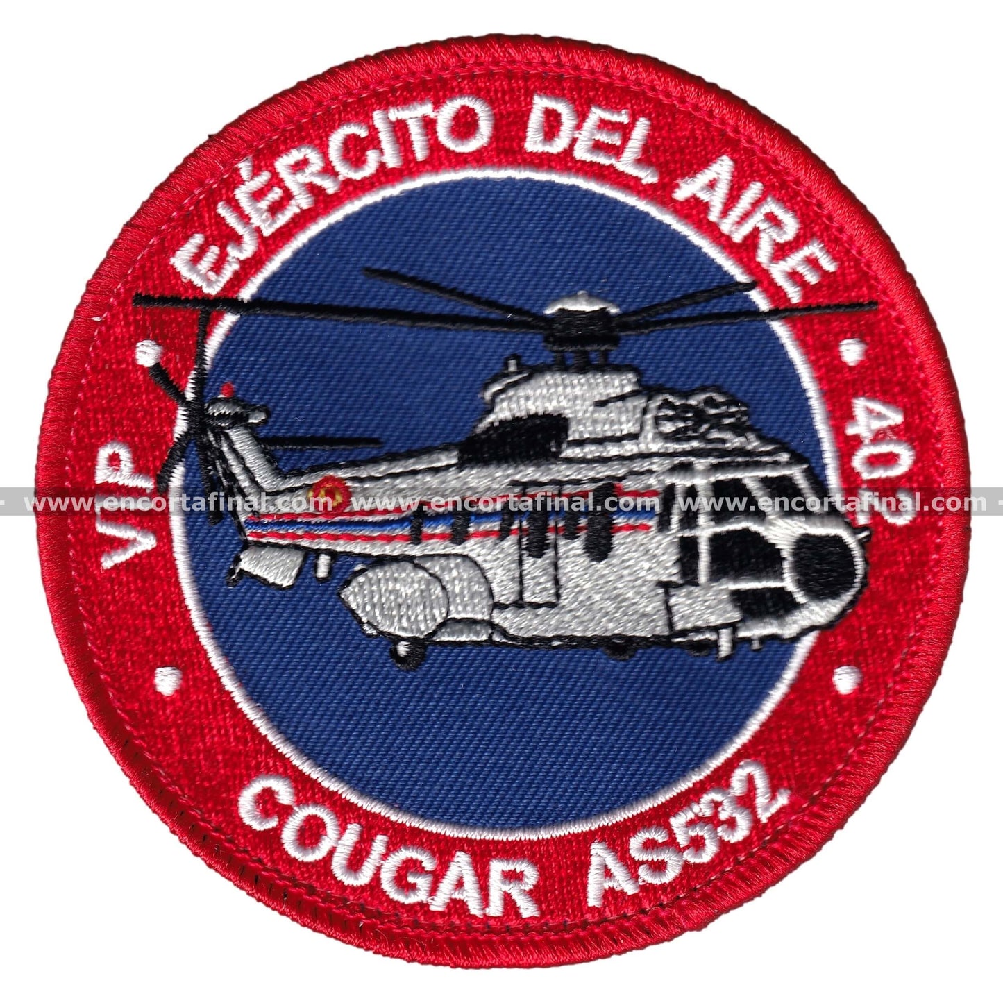 Parche Ala 48 - 402 Escuadron de Fuerzas Aereas - Cougar AS532