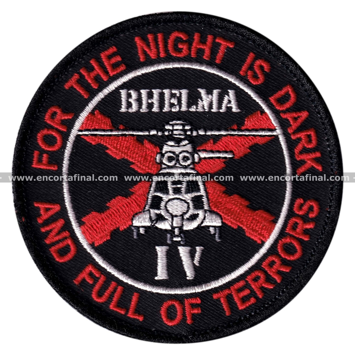 Parche Ejercito de Tierra - BHELMA IV - For the night is dark and full of ferrors