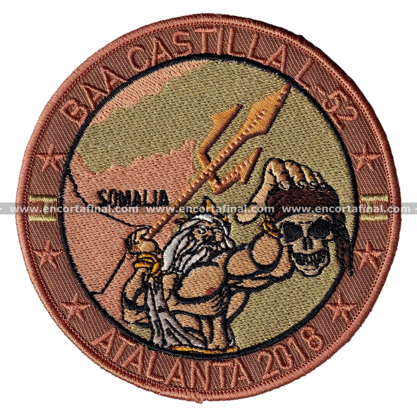 BAA Castilla (L-52) Patch - Somalia - Atalanta 2018