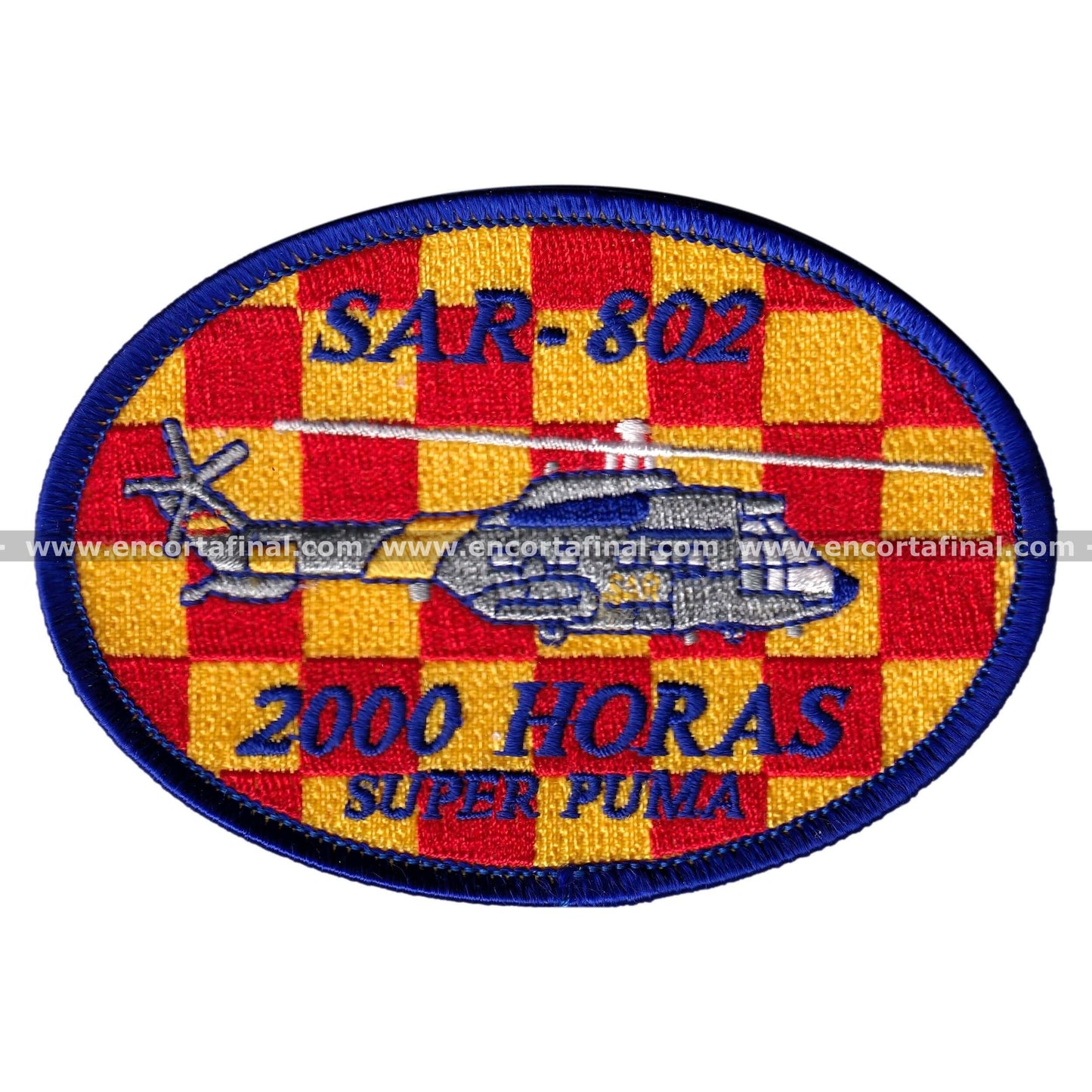 Parche 802 Escuadron - SAR-802 2000 Horas - Super Puma