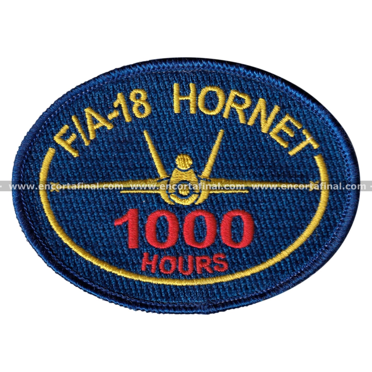 12th Wing Patch - 1000 Hours - McDonnell Douglas EF-18 Hornet