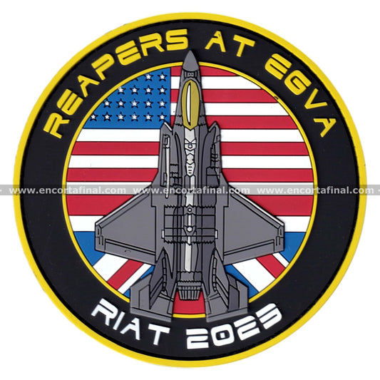 Parche United States Air Force - 493rd Fighter Squadron (Grim Reapers) - Royal International Air Tattoo (RIAT) 2023