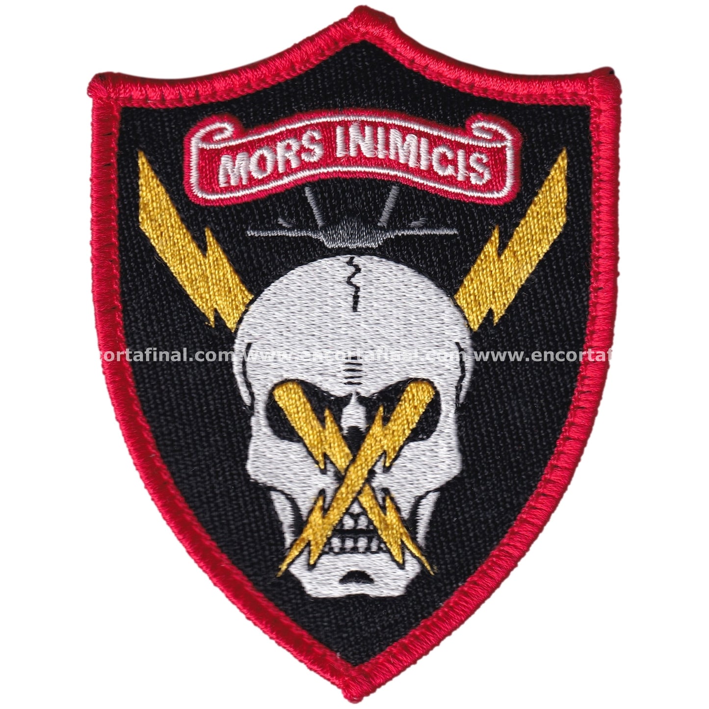 Parche United States Air Force - 493rd Fighter Squadron (Grim Reapers) - Mors Inimicis