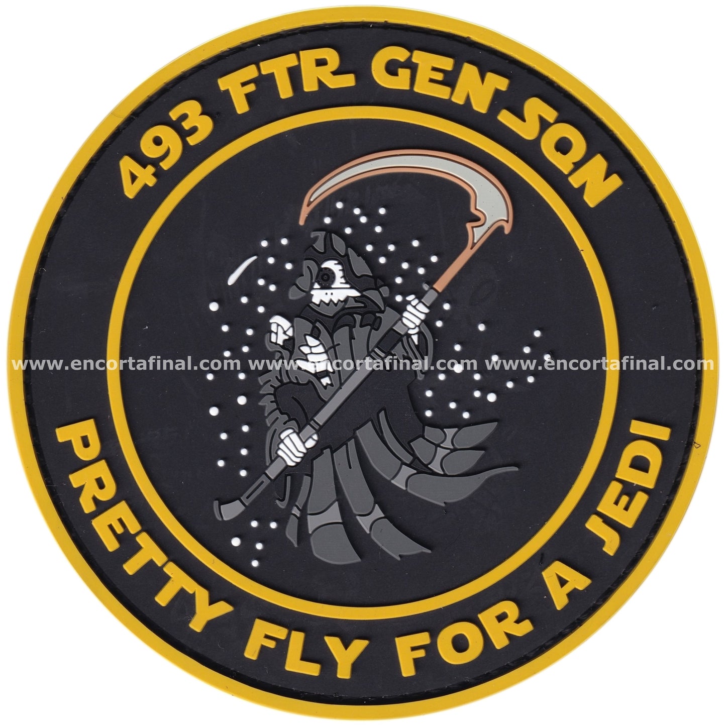 United States Air Force Patch - 493rd Fighter Squadron (Grim Reapers) - Pretty For a Jedi