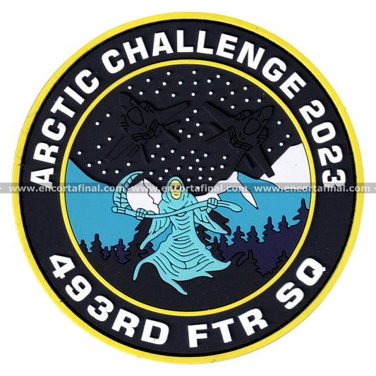 Parche United States Air Force - 493rd Fighter Squadron (Grim Reapers) - Artic Challenge 2023