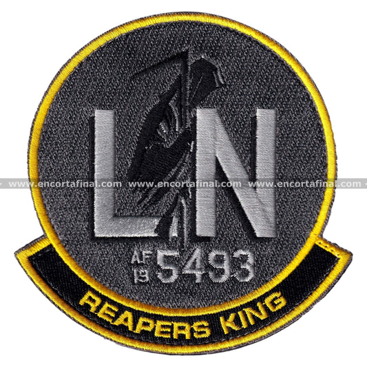 Parche United States Air Force - 493rd Fighter Squadron (Grim Reapers) - LN - AF19 5493 - Reapers King