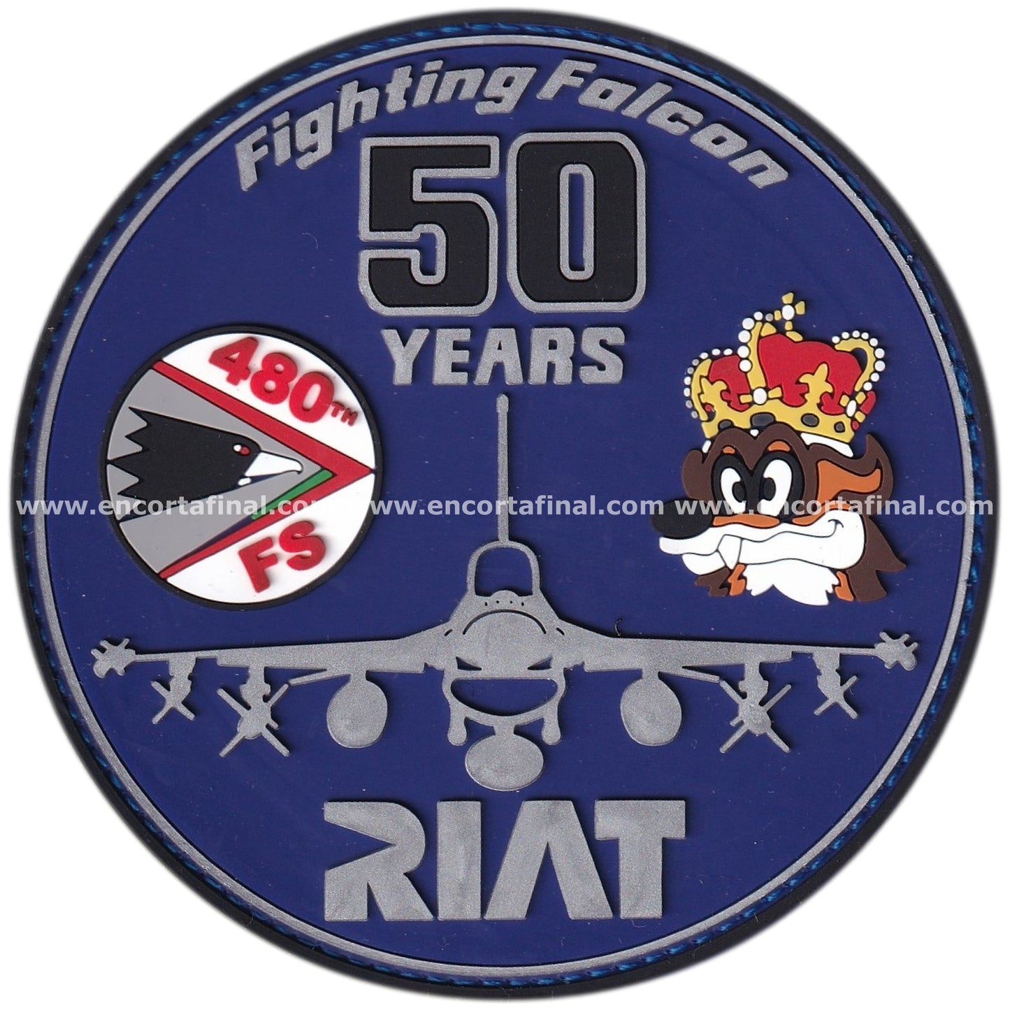 Parche United States Air Force (USAF) - 480th Fighter Squadron - Royal International Air Tattoo (RIAT) 2024