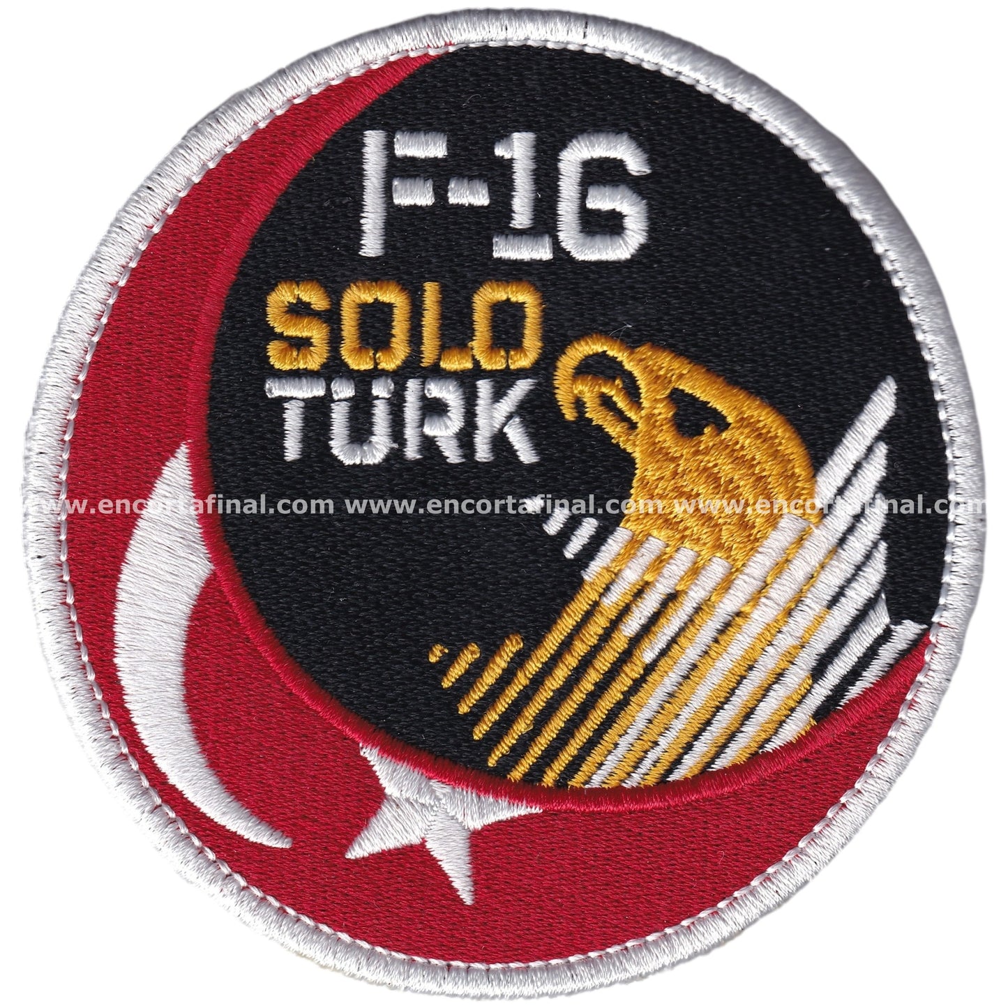 Turkish Air Force (TURAF) Patch - Turk Solo - Lockheed Martin F-16 Fighting Falcon