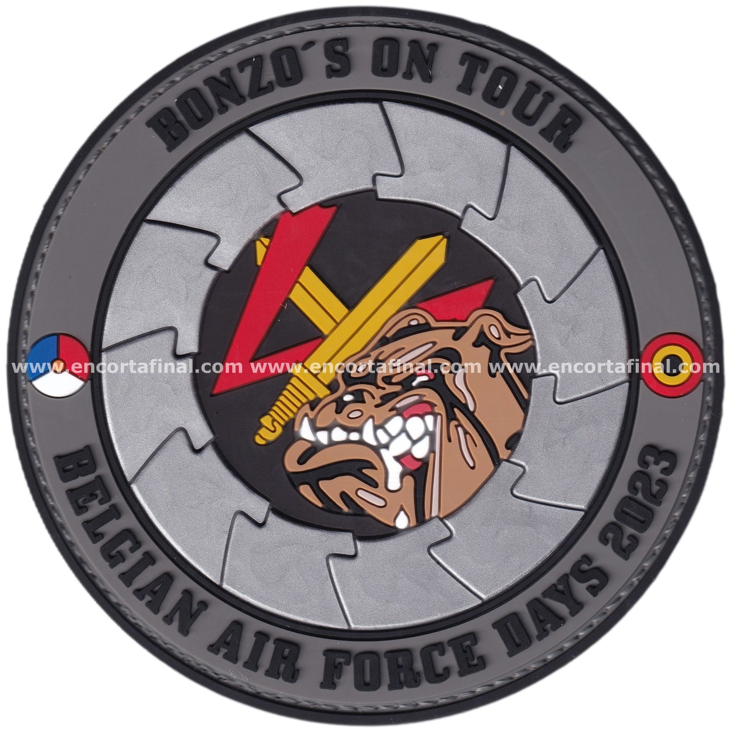 Royal Netherlands Air Force (RNLAF) Patch - 312th Squadron - Belgian Air Force Days 2023