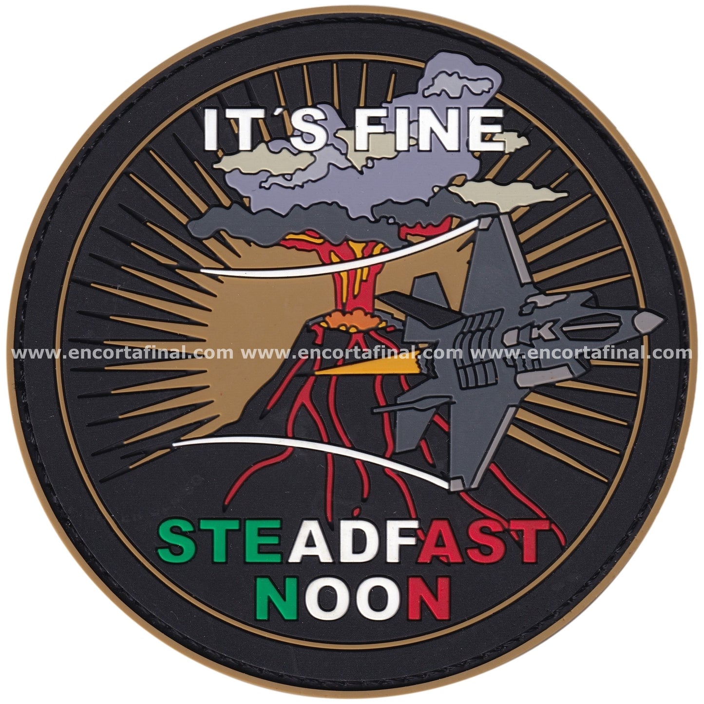 495th Fighter Squadron "Valkyries" (USAF) Patch - Steadfast Noon - Lockheed Martin F-35 Lightning II