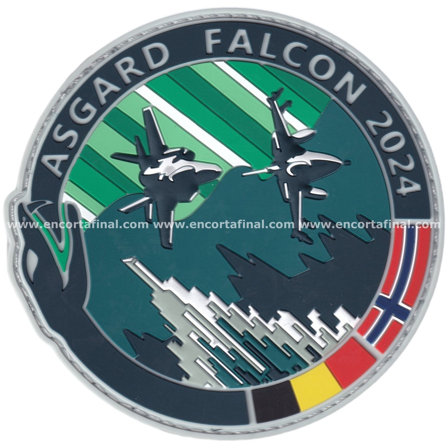 Parche Belgian Armed Forces - 349th Squadron - Asgard Falcon 2024