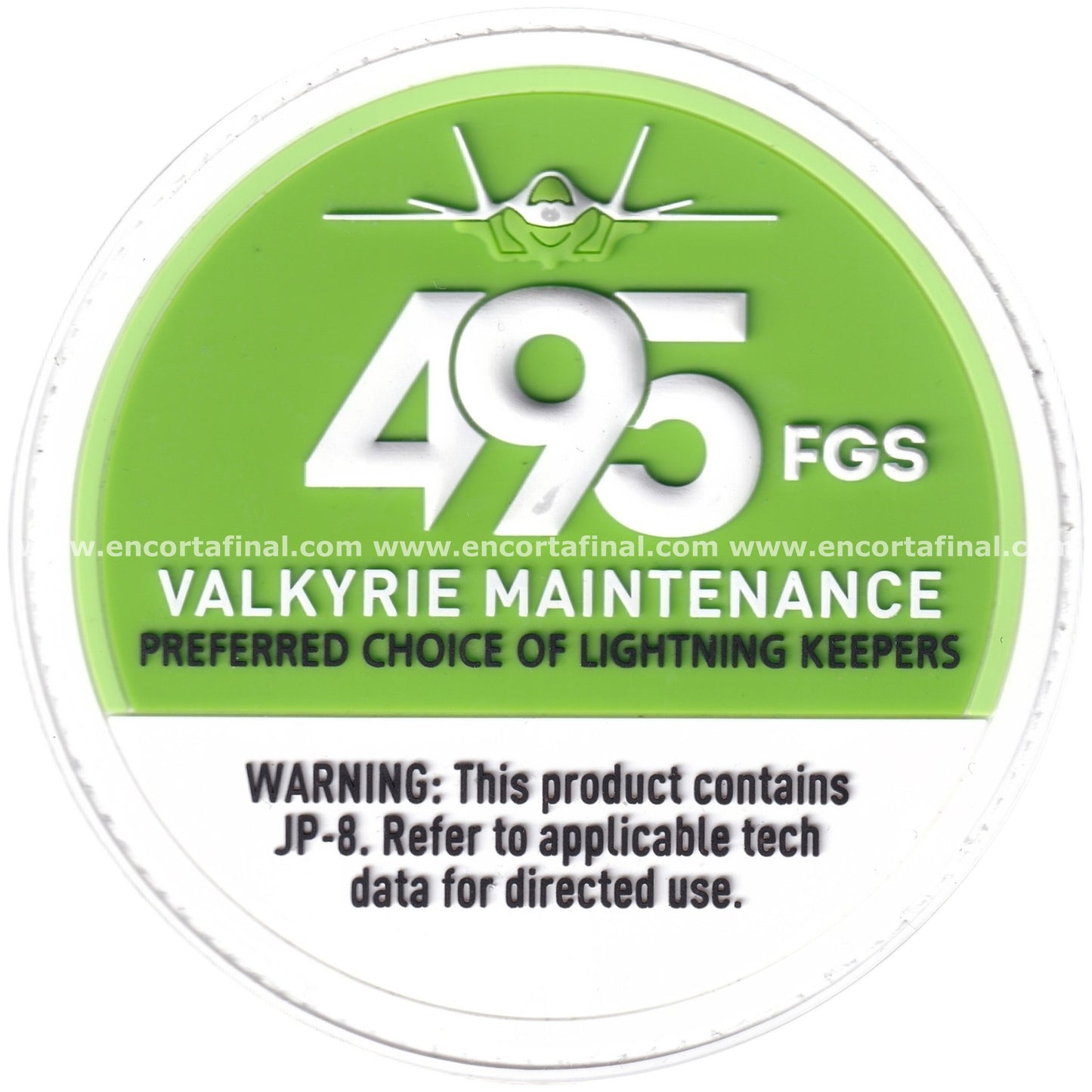 495th Fighter Squadron "Valkyries" (USAF) Patch - Lockheed Martin F-35 Lightning II
