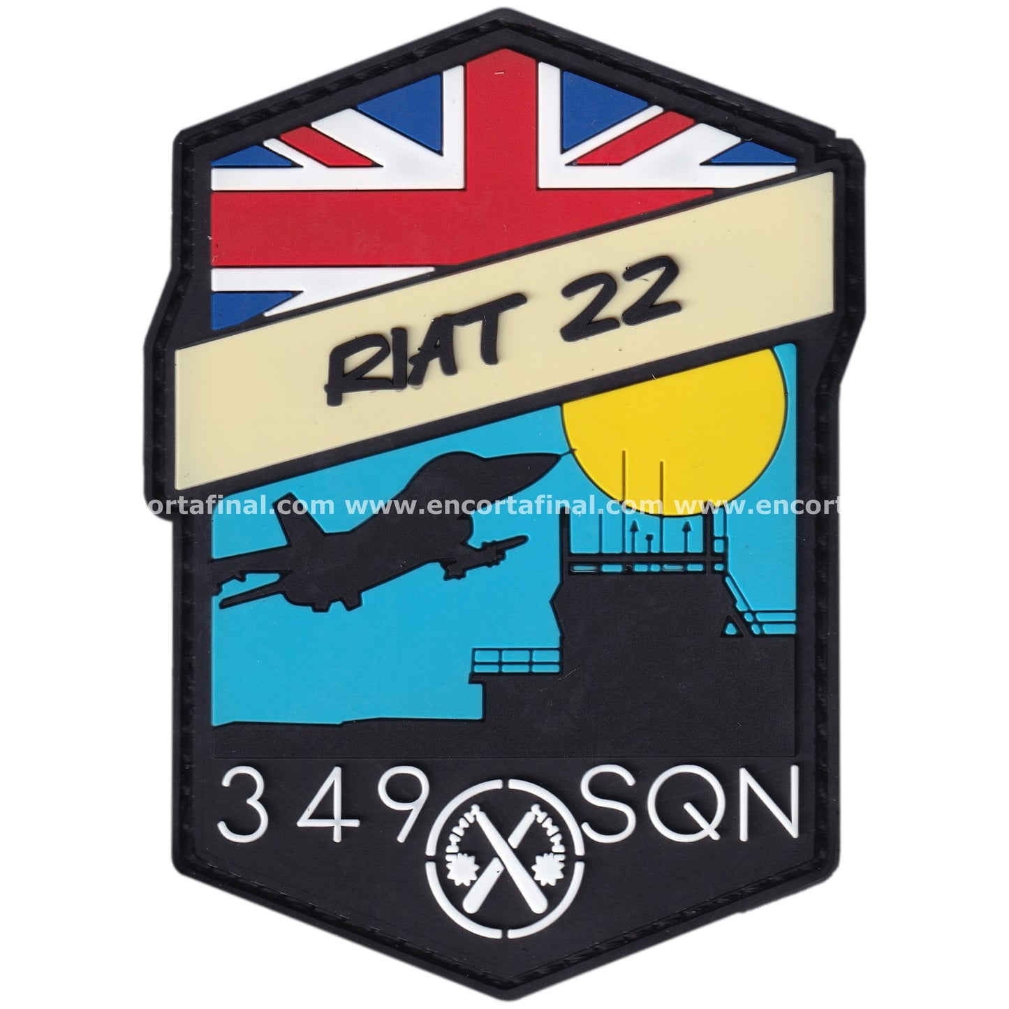 Parche Belgian Armed Forces - 349th Squadron - Royal International Air Tattoo (RIAT) 2022