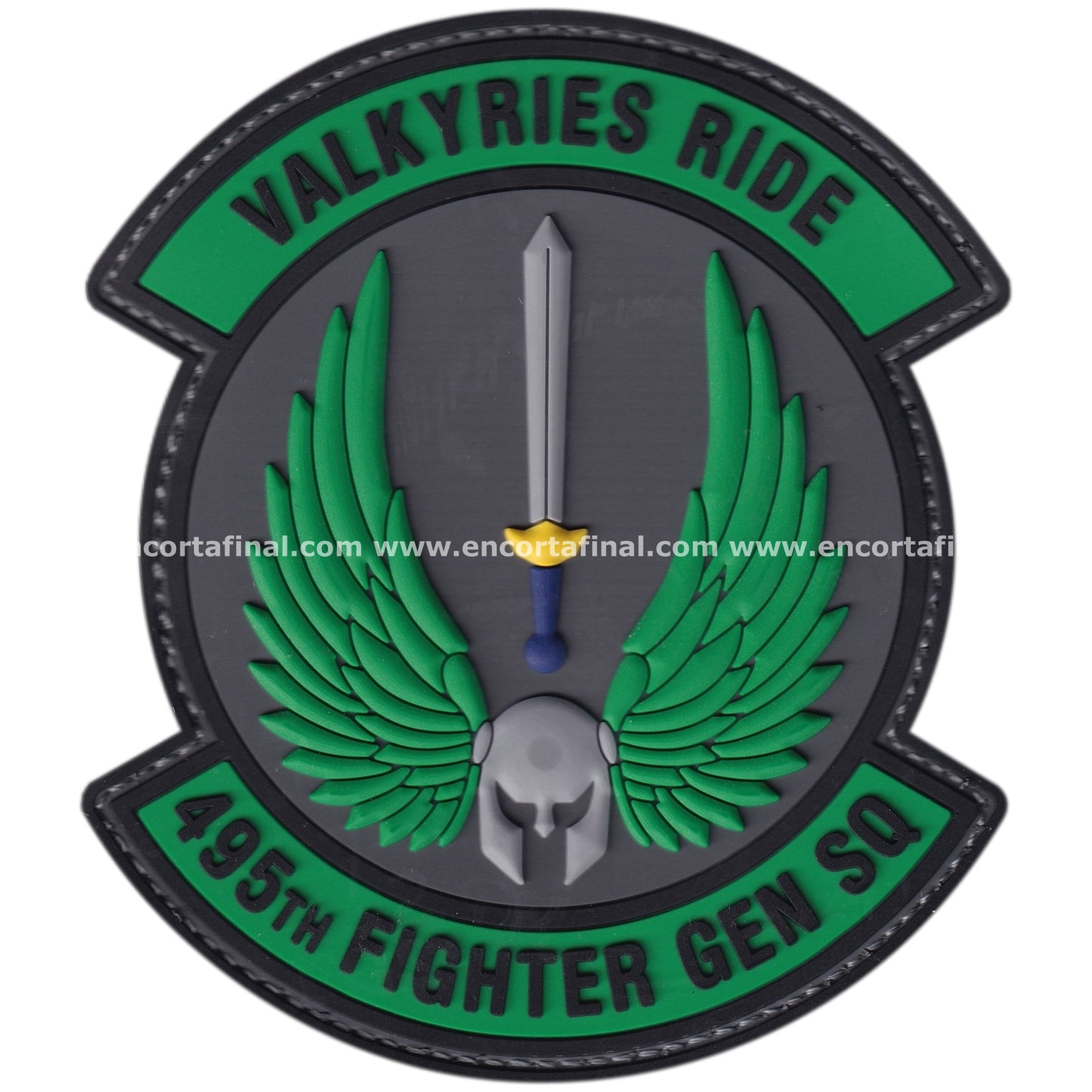 Parche 495th Fighter Squadron "Valkyries" (USAF) - Valkyries Ride  - Lockheed Martin F-35 Lightning II