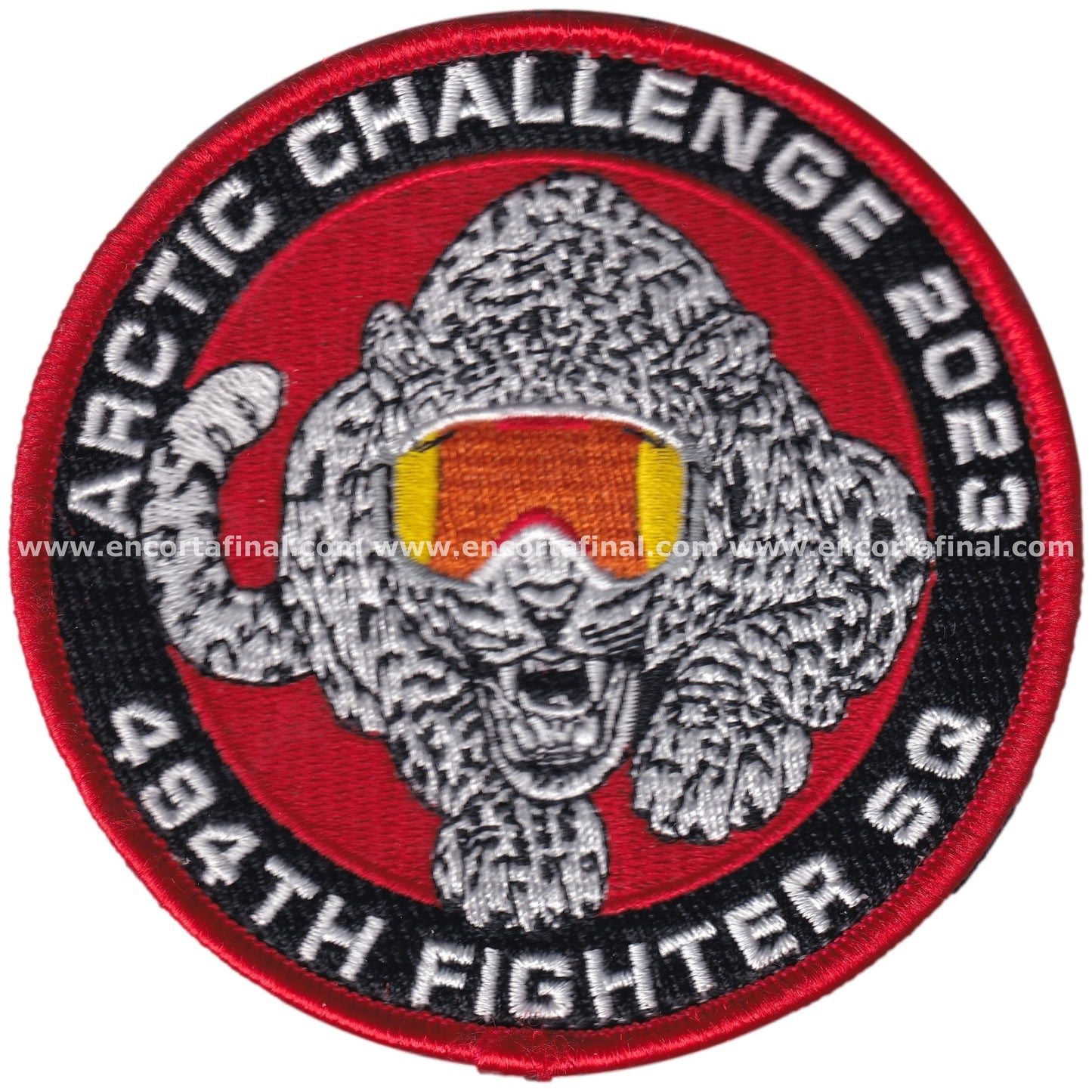 Parche United States Air Force (USAF) - 494th Fighter Squadron - Artic Challenge 2023 - McDonnell Douglas F-15 Eagle