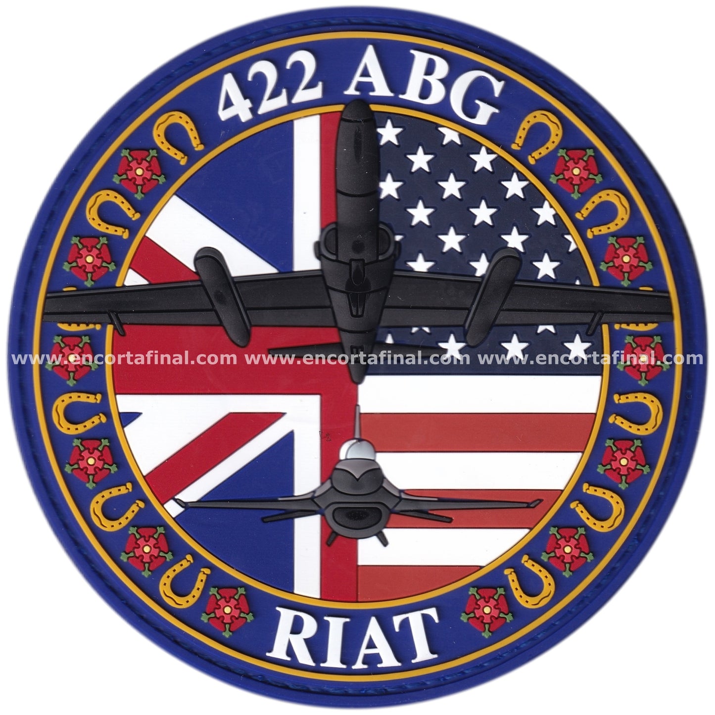 Parche United States Air Force (USAF) - 422D Security Forces Squadron - Royal International Air Tattoo (RIAT) 2024