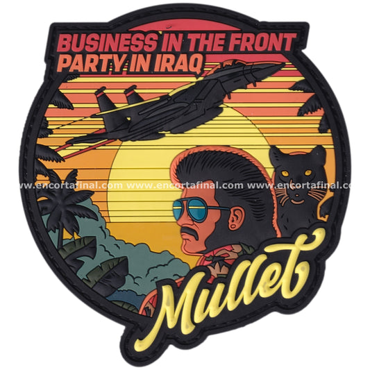 Parche United States Air Force (USAF) - Business In The Front Party In Iraq - Mullet