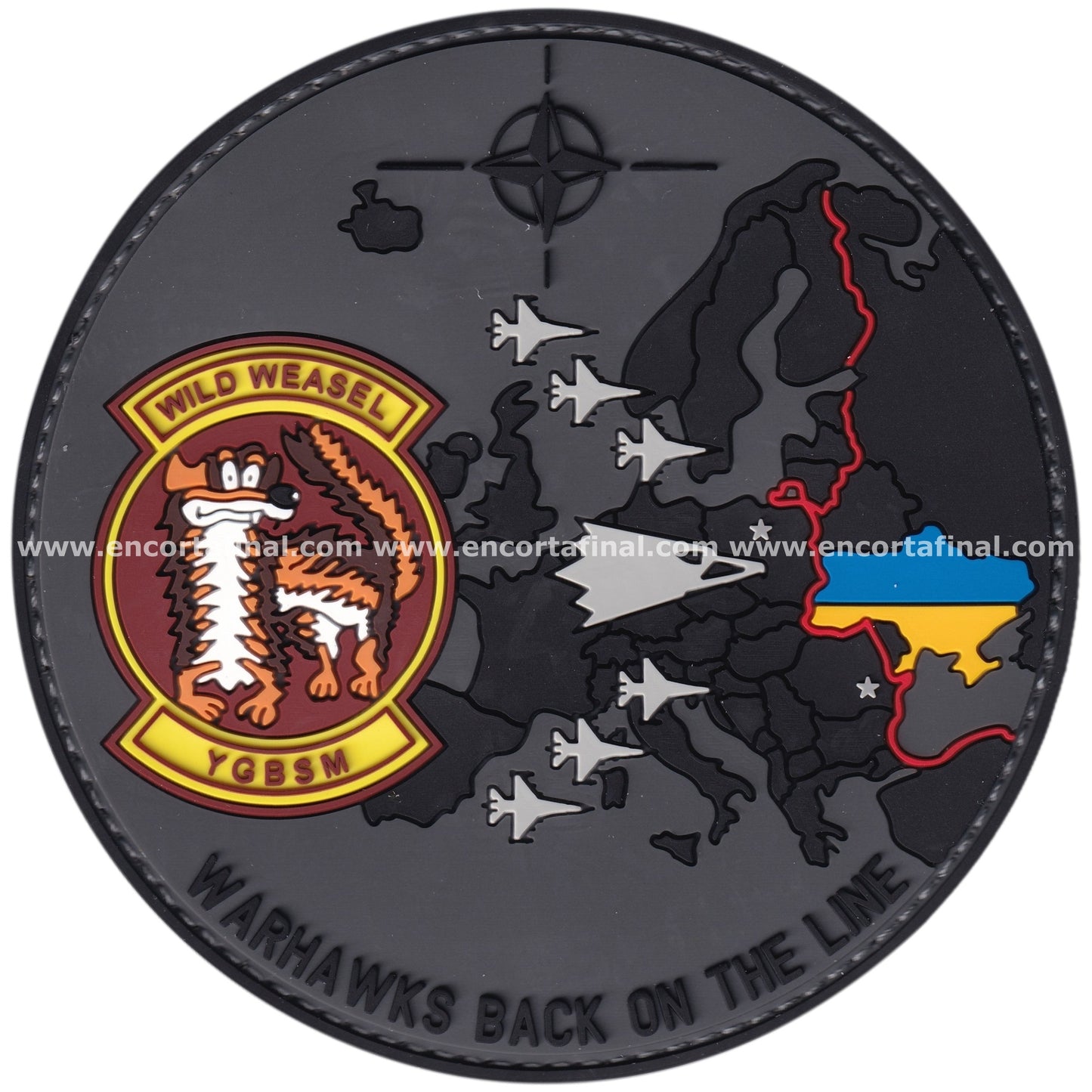 Parche United States Air Force (USAF) - 480th Fighter Squadron - We Believe In Ghosts (WBIG)