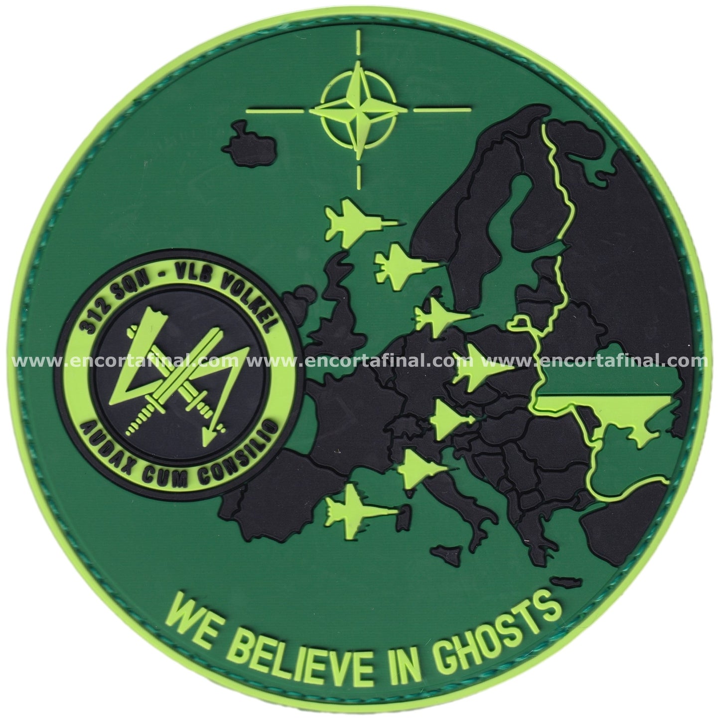 Parche Royal Netherlands Air Force (RNLAF) - 312th Squadron - We Believe In Ghosts (WBIG)