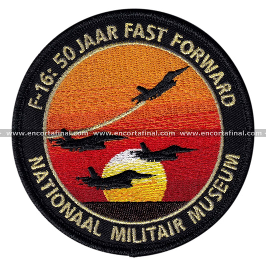 F-16 Patch: 50 JAAR Fast Forward - Nationaal Militair Museum