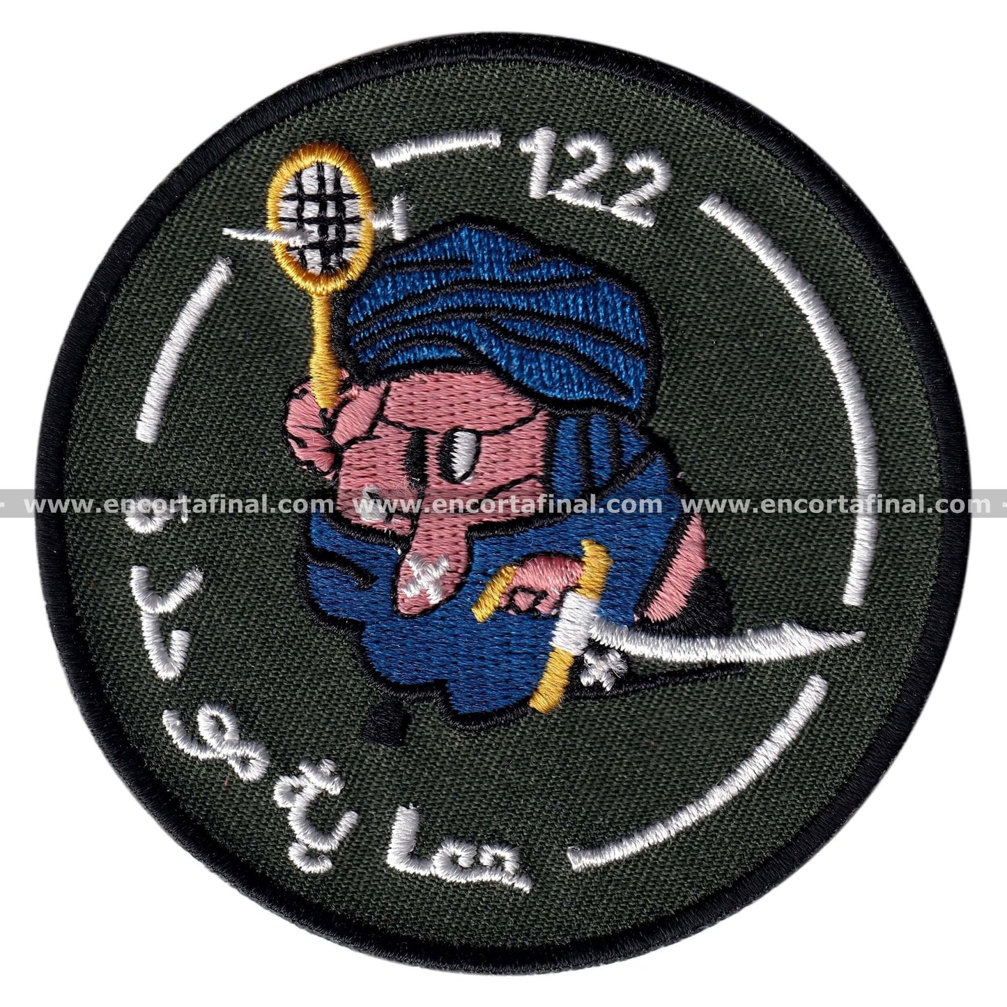 12th Wing Patch - 122 Squadron - McDonnell Douglas EF-18 Hornet