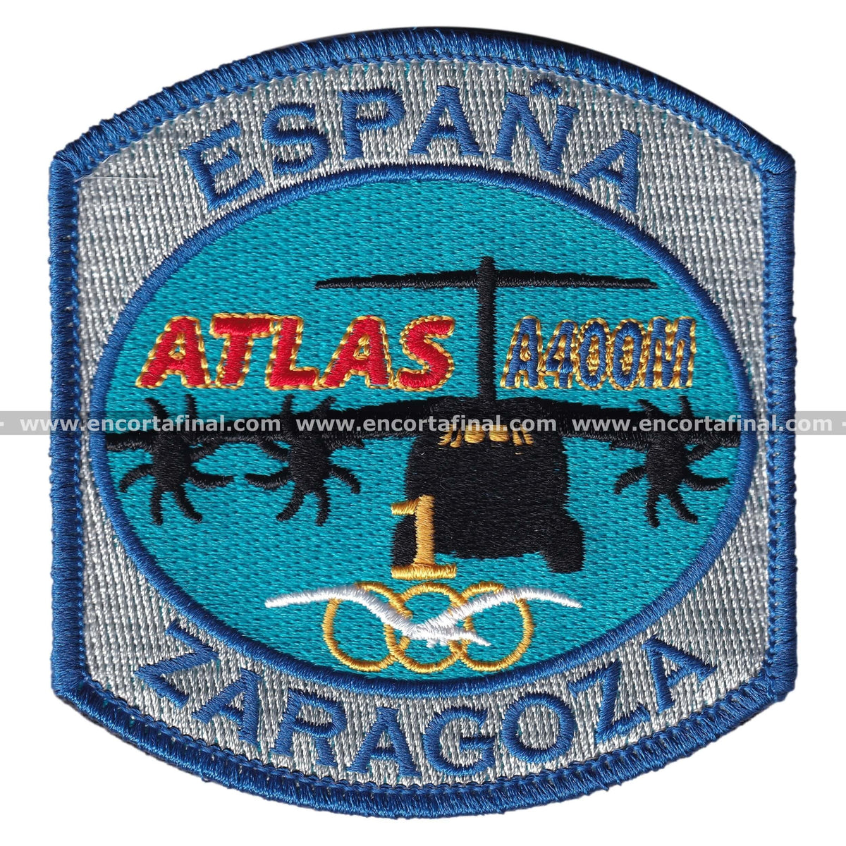 Atlas Unit Patch Air Force Patch - Spain - Zaragoza Airbus A400M Atlas – En Corta Final