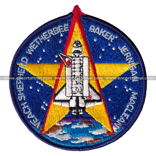 NASA Patch - Veach Shepherd Wetherbee Baker Jernigan Maclean