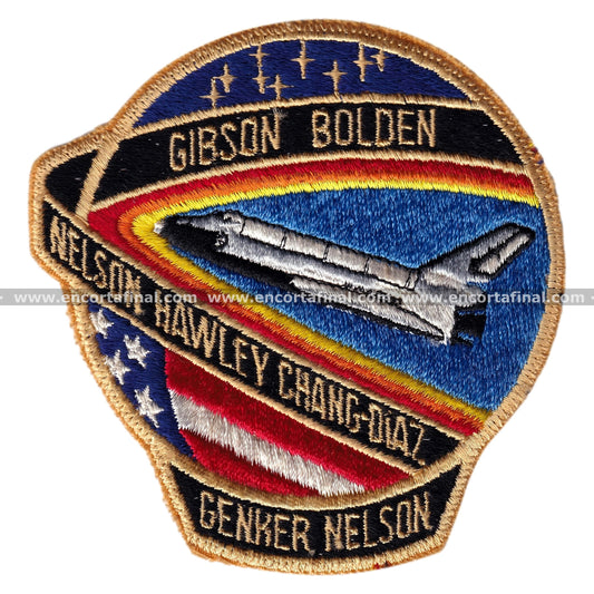 NASA Patch - Gibson Bolden - Nelson Hawley Chang-Díaz - Cenker Nelson