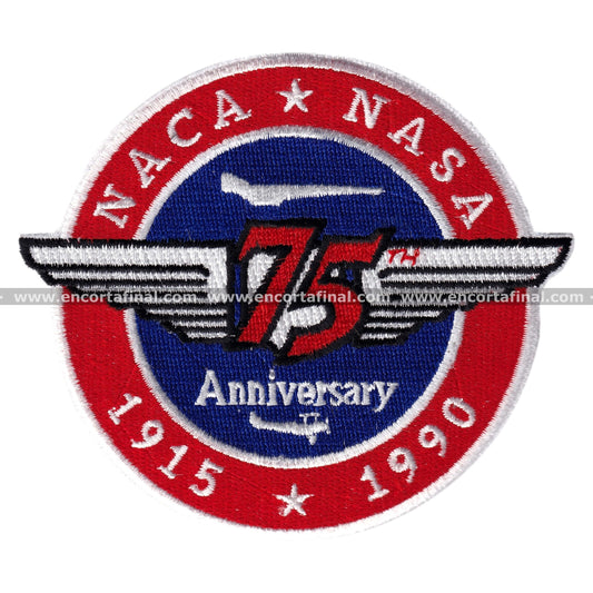NASA Patch - 75 Anniversary - NACA NASA - 1915-1990